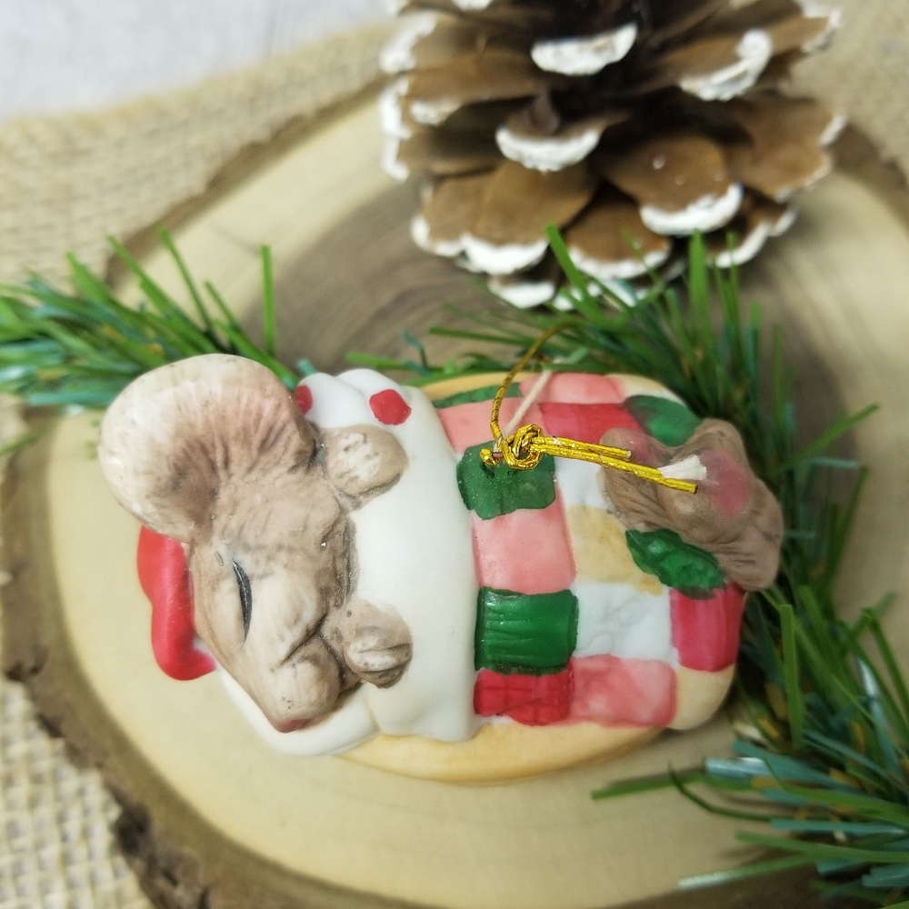 Vintage ( 1988) Current ceramic Mouse ornament - Picture 2 of 6